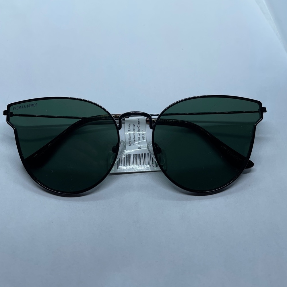 Thomas James LA TJ-KIA STAY CLASSY Sunglasses Black, Sunglasses Case included